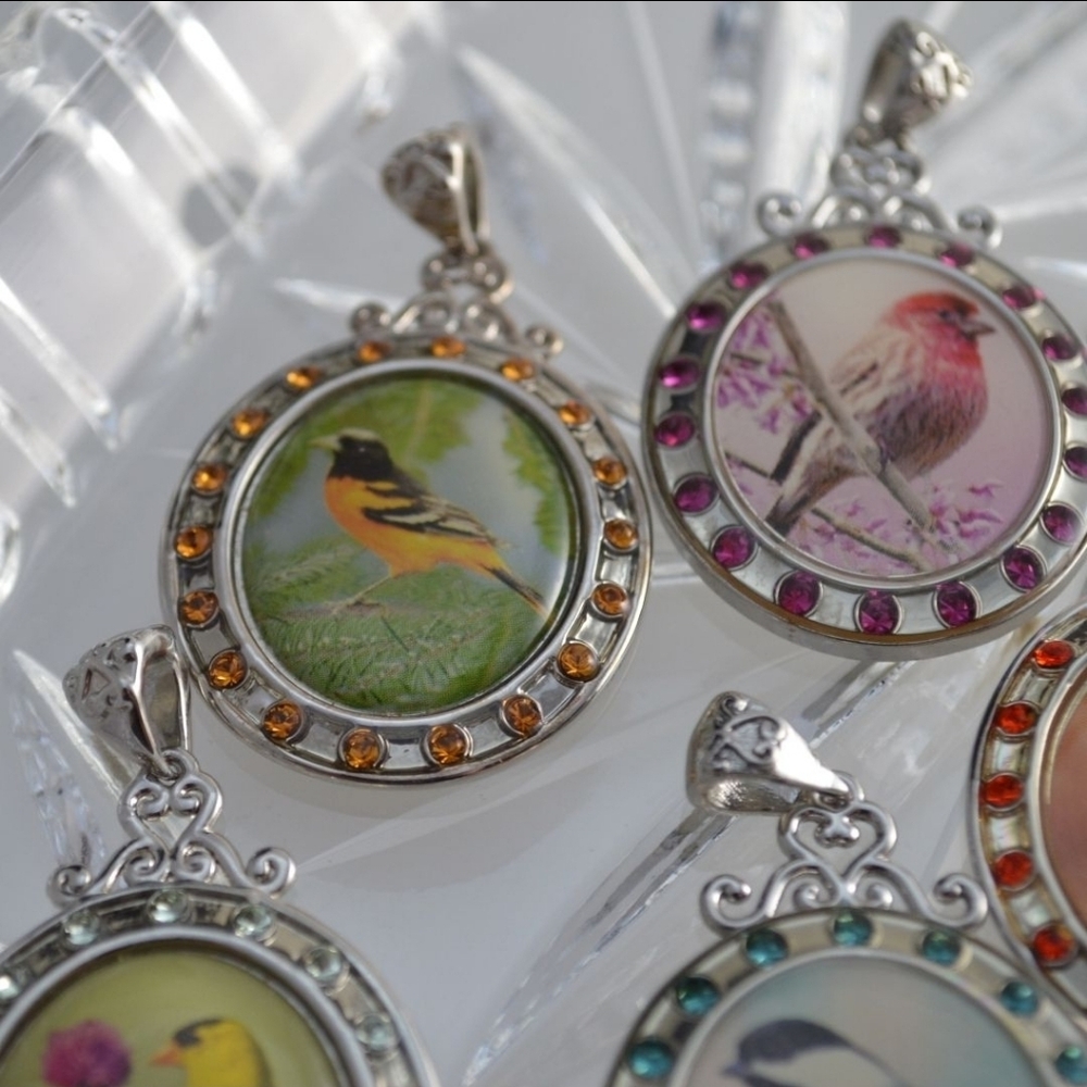 Willabee&Ward Swarovski Songbird Birth Month Pendants Set - Picture 6 of 9